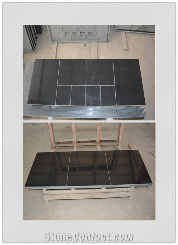 Cheap Granite Fireplace Base And Hearth Shanxi Black Granite