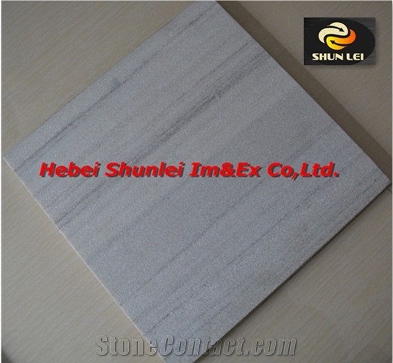 Crystal White Wooden Marble Slabs & Tiles, China White Marble
