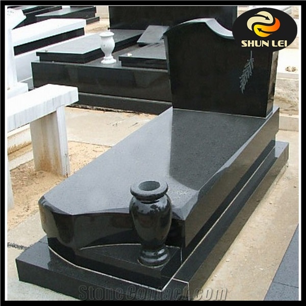 black granite memorial stones
