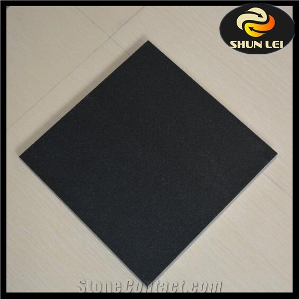 Granite Slabs with Low Price, China Black Granite
