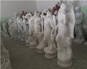 Marble Angel Scuptures, White Marble Sculpture & Statue