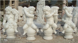 Modern Abstract Marble Sculptures, White Marble Sculpture & Statue