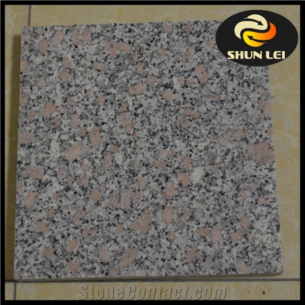Three Coarse Grain Granite Stone Tile, China Pink Granite