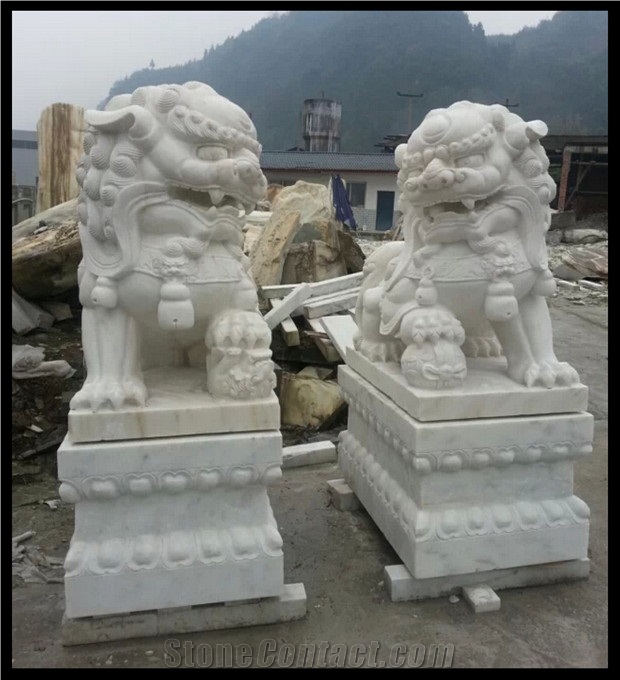 White Marble Stone Animal Statue&Sculptures