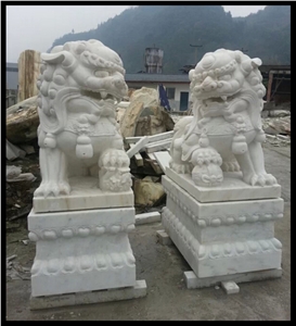 White Marble Stone Animal Statue&Sculptures