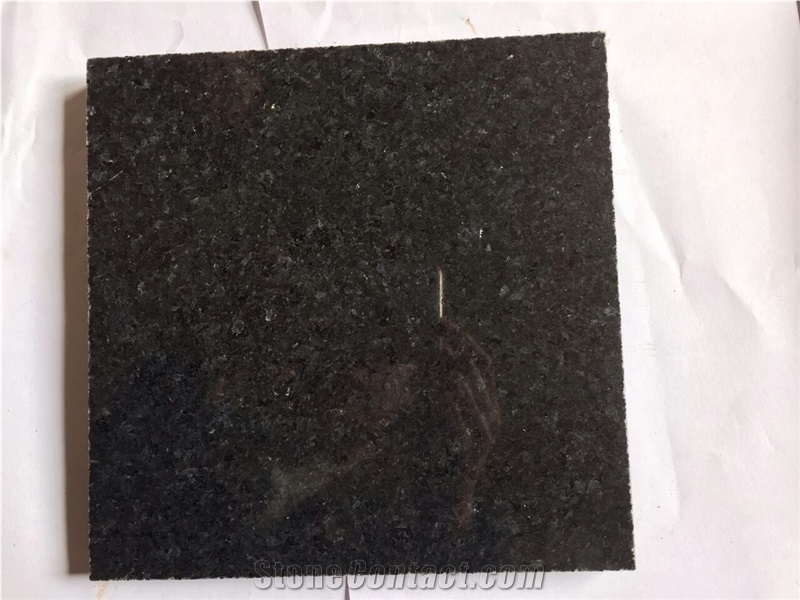 Yixian Black Granite Slabs & Tiles, China Black Granite
