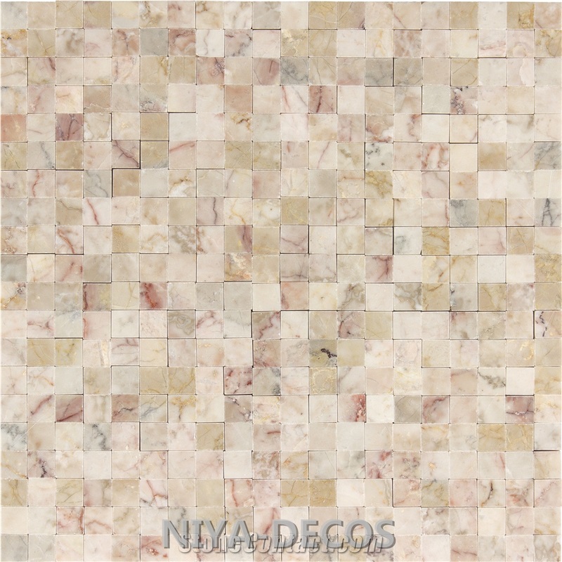 Beige Onyx Brick Mosaic Tiles for Wall Background
