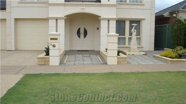 China Beige Sandstone Tiles for Wall Cladding /Wall Panel