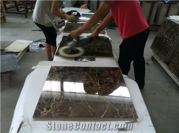 China Emperador Dark Brown Marble Slabs Tiles for Flooring Covering