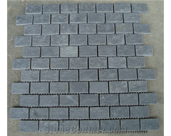 Brick Grey Slate Mosaic