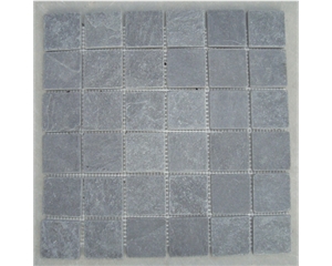Chipped Grey Slate Mosaic for Interior Decoration