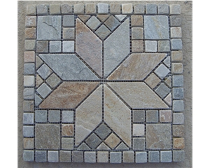 Chipped Tumbled Slate Mosaic