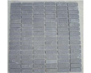 Dark Grey Slate Mosaic for Wall Cladding