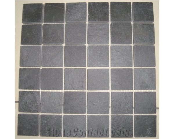 Grey Chipped Mosaic for Interior Decoration