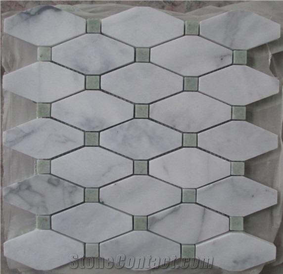 Marble Mosaic Herringbone, Hexagon,Basket Etc... Available Now