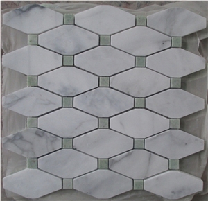 Marble Mosaic Herringbone, Hexagon,Basket Etc... Available Now