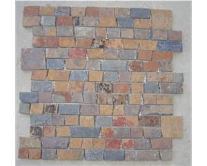 Slate Mosaic for Fireplace Background
