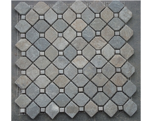 Tumbled Slate Mosaic Pieces