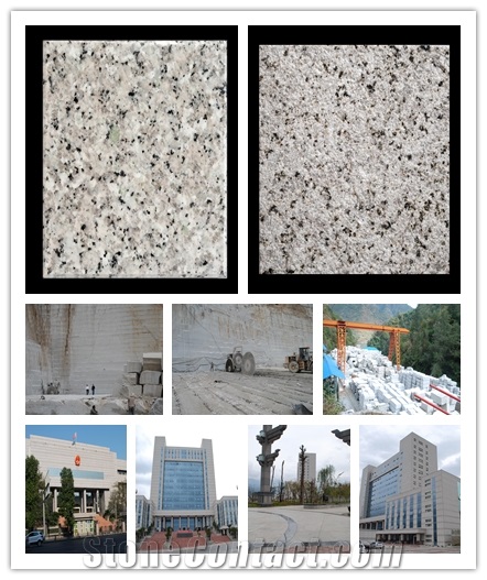 G5137 White Granite ,Chinese Cheap Granite ,White Granite . Can Be Used for Garden ,Outdoor ,Wall , Floor .Can Supply Slabs ,Tiles ,And Different Surface .