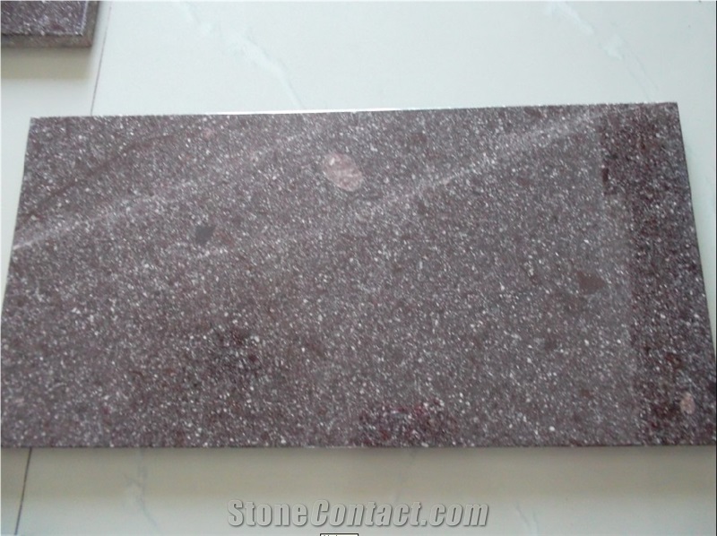 China Brown Porphyry Granite Tiles Wholesale,Thunder Brown Granite Tiles for Wall Covering