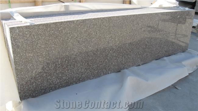 G3564 Granite,Luna Pearl Granite,Luoyuan Bainbrook Brown Granite G664,Black Spots Brown Granite,Copper Pink Granite Steps Stair