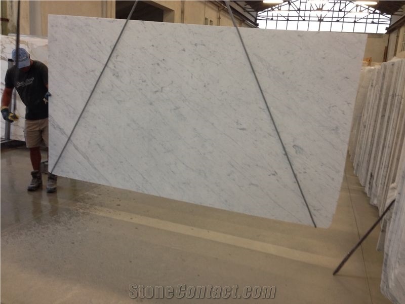 White Carrara C Marble Tiles & Slabs, Bianco Carrara C Marble Polished Tiles, Floor Tiles