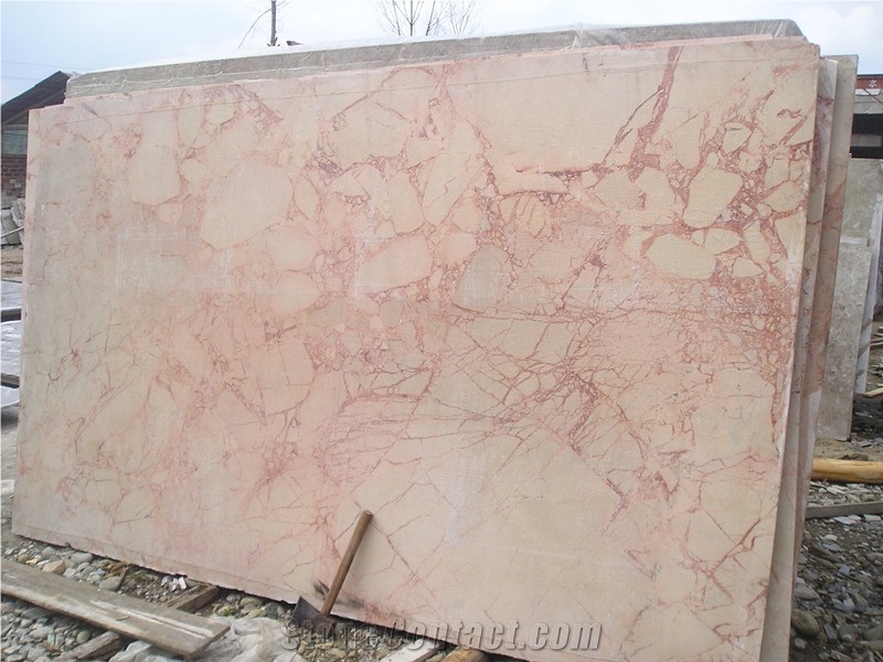 Polished Rosa Beige Marble Slab Price for Sale, China Beige Marble