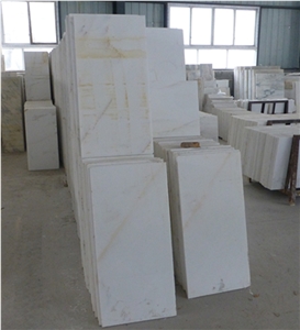 White Marble with Gold Vein White Marble Tiles in India