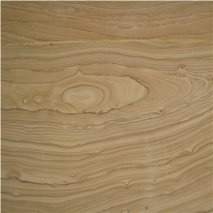 Wood Vein Sandstone Slab for Sale, China Beige Sandstone