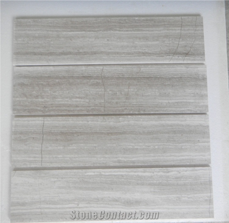 Wooden Grey Marble Tiles & Slabs, Grey Marble Skirting ,China Grey Marble