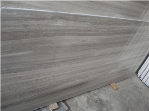 Wooden Grey Marble Tiles & Slabs, Grey Marble Skirting ,China Grey Marble