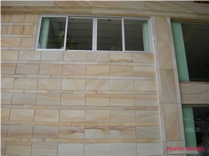 Yellow Sandstone Project Wall Slab and Tiles, Sandstone Tiles