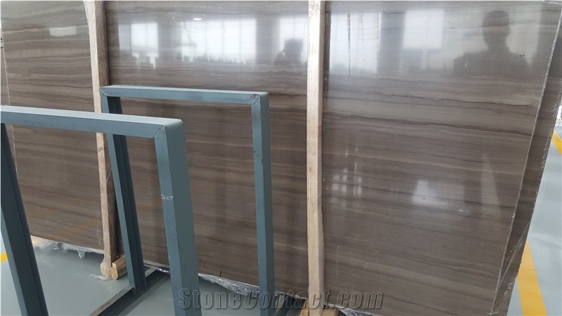 Coffee Wooden Marble Slabs and Tiles, Brown Marble, China Marble, Wooden Vein Marble