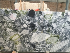 Ice Green Marble Slabs & Tiles, China Green Marble