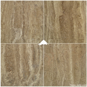 Walnut Travertine Tiles & Slabs– Twa4, Brown Polished Travertine Floor Tiles, Wall Tiles