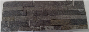 Eire Quartzite Cultured Stone, Grey Quartzite Split Face Wall Cladding