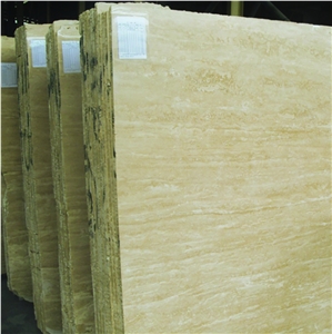 Almond Travertine Vein Cut Slabs, Tiles, Beige Travertine Floor Tiles, Wall Tiles