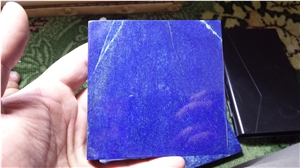 Lapis Lazuli Onyx 4 Inches Tiles & Slabs, Blue Onyx Floor Tiles