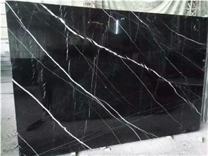 Black Esfahan Marble Marble Slabs & Tiles, Black Polished Marble Flooring Tiles, Floor and Wall Tiles