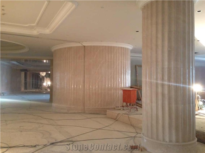 Beige Marble Wall, China Factory, Building Decorative