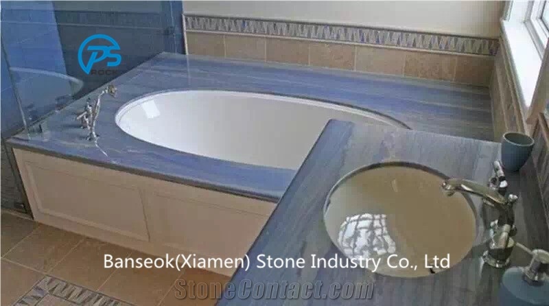 Blue Marble Countertop, China Blue Marble, Bathroom Marble Top