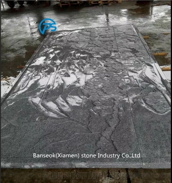 China Granite Relief & Etching, Factory, Wall Decorative