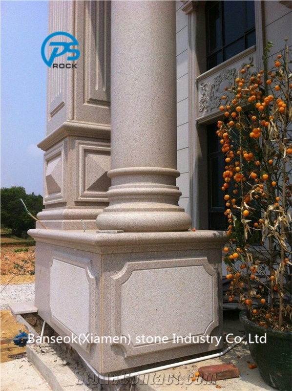 G681 Granite Column, China Pink Granite Column, Column for Sale