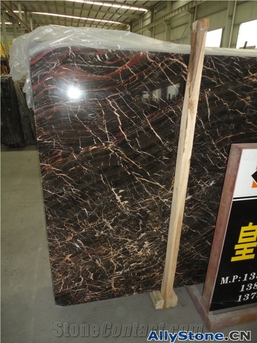 Brown Tiny Marble Slab, China Brown Marble