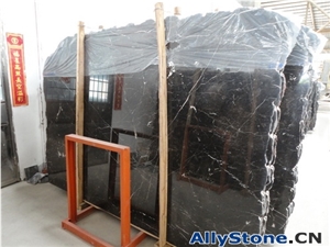 Dark Marron Marble Slab