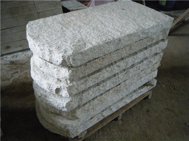 G603 Granite Kerbstone/China Grey Granite Curbs/China Bianco Sardo White Kerb Stone