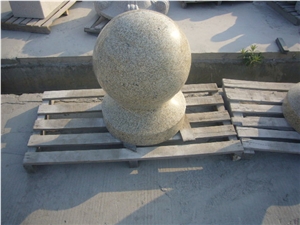Grey Grantie Ball Parking Stone
