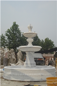Marble Fountain Garden Fountain, Beijing White Marble Garden Fountain