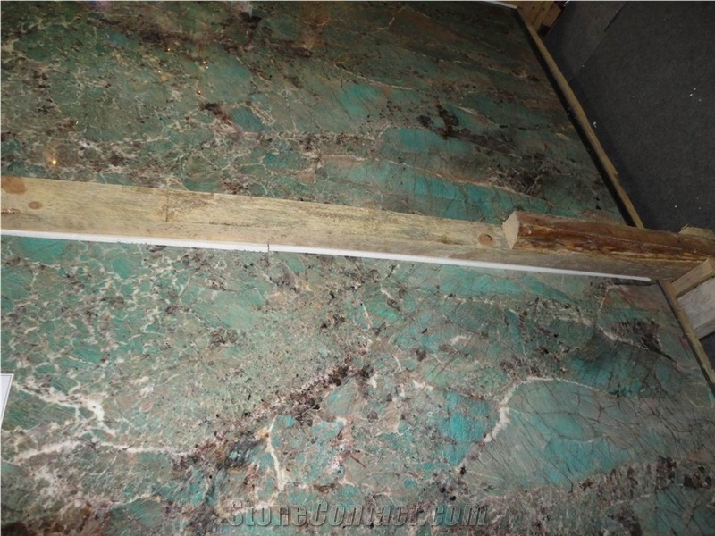 Xiamen China Amazonita Blue Granite Slab Tile Paver Cover Flooring Polished Honed Flamed Split Cross & Vein Cut Patterns
