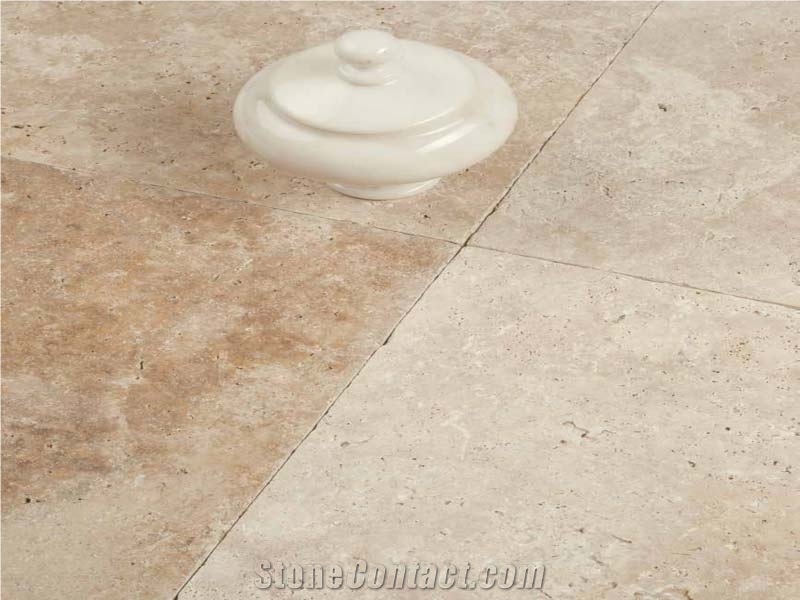 Afyon Classic Beige Travertine Floor Tiles